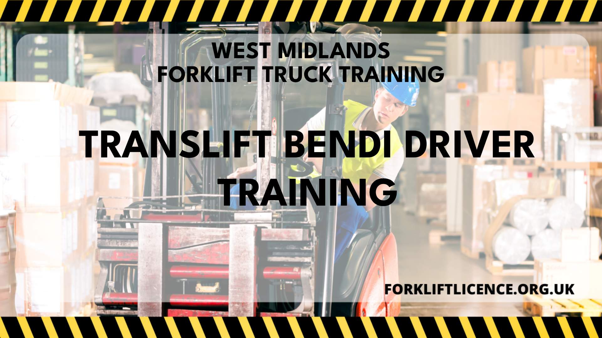 Translift Bendi Driver Training Forklift Licence